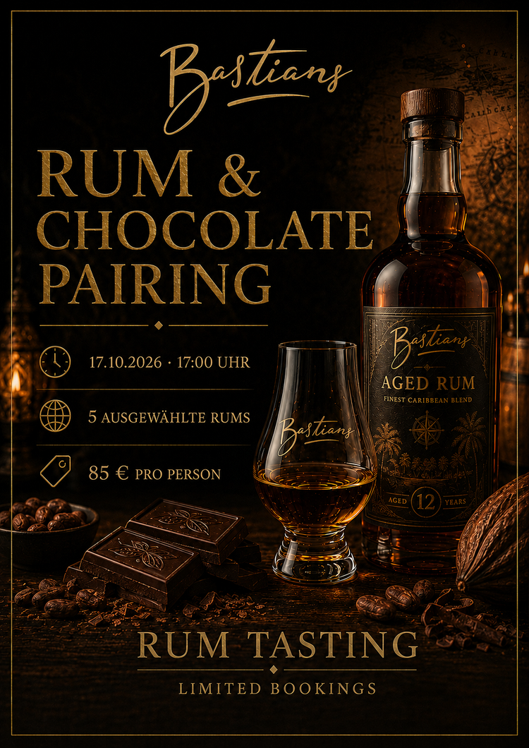 Rum und Chocolate Pairing Augsburg bei Bastians am 17.10.2026