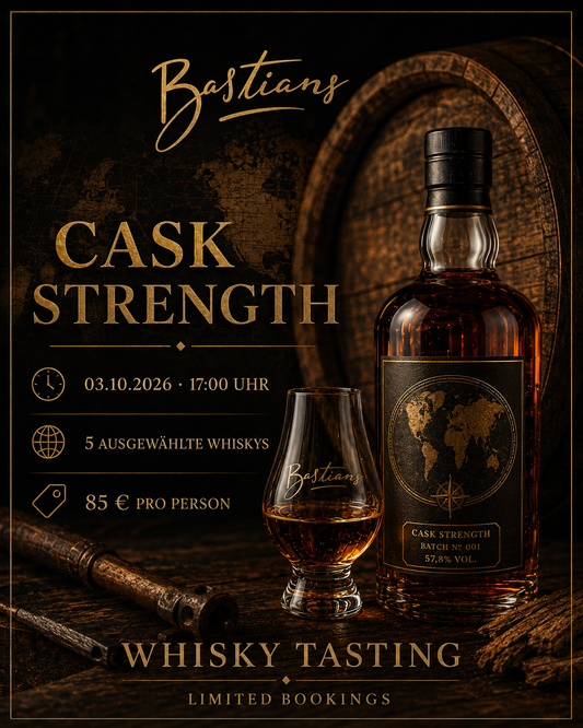 Cask Strength Whisky Tasting Augsburg bei Bastians am 03.10.2026
