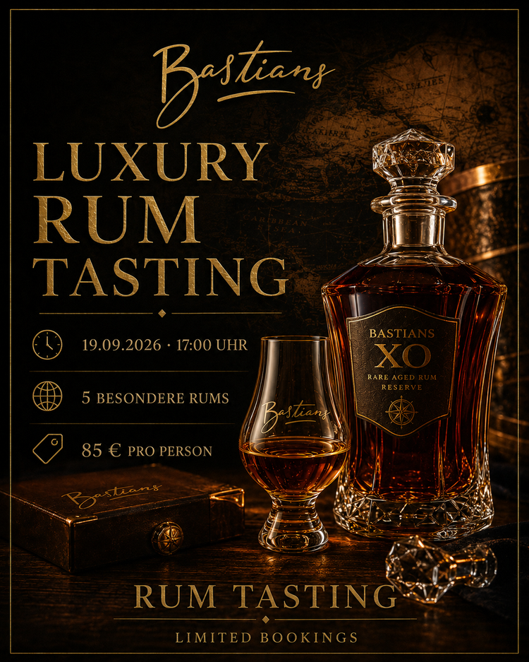 Luxury Rum Tasting Augsburg bei Bastians am 19.09.2026