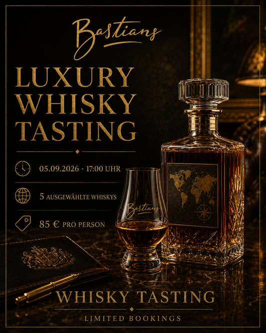Luxury Whisky Tasting Augsburg bei Bastians am 05.09.2026