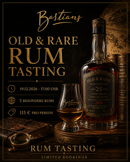 Old and Rare Rum Tasting Augsburg bei Bastians am 19.12.2026