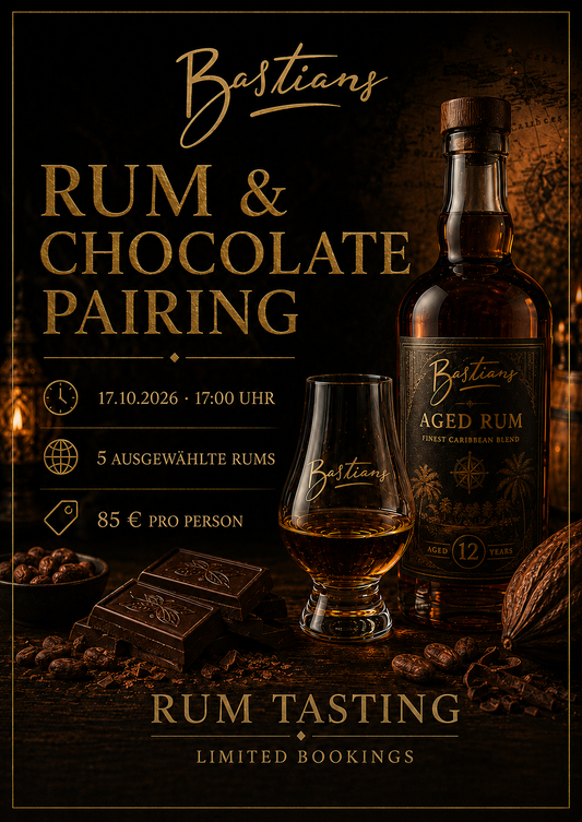 Rum und Chocolate Pairing Augsburg bei Bastians am 17.10.2026