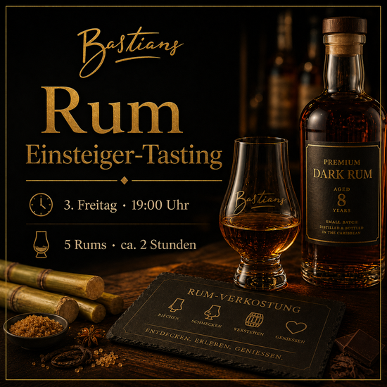 Rum Einsteiger-Tasting Augsburg bei Bastians – jeden 3. Freitag um 19 Uhr