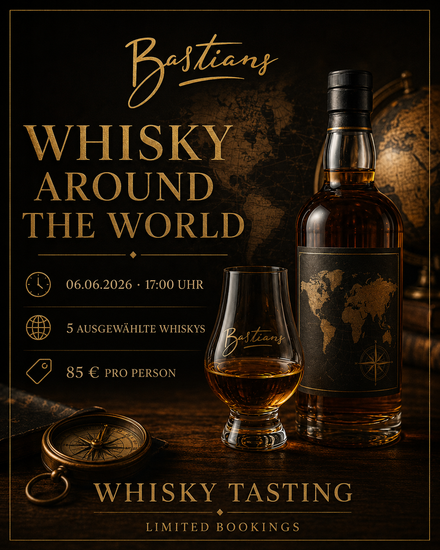 Whisky Around the World Tasting Augsburg bei Bastians am 06.06.2026